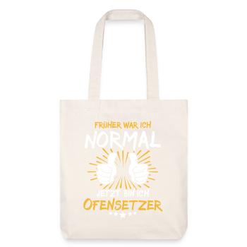 Stove Fitter Saying - Stanley/Stella Heavyweight Recycled Tote Bag - natural white - Front