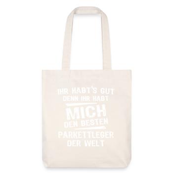 Parquet layer - Stanley/Stella Heavyweight Recycled Tote Bag - natural white - Front