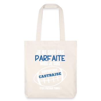 Supporter Rugby Castraise Humour - Stanley/Stella Heavyweight Recycled Tote Bag - natural white - Front