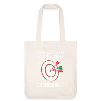 Blague sur les fléchettes - Tote bag épais recyclé Stanley/Stella - blanc cassé - Devant