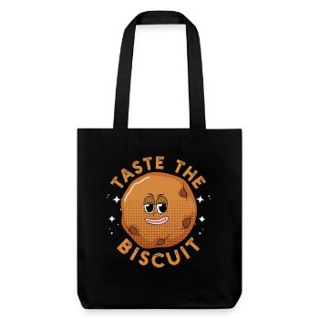 Goûtez le biscuit - Tote bag épais recyclé Stanley/Stella - noir - Devant