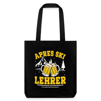 Ski APRES-SKI MONITEUR DE SKI Soirée Amusant - Tote bag épais recyclé Stanley/Stella - noir - Devant