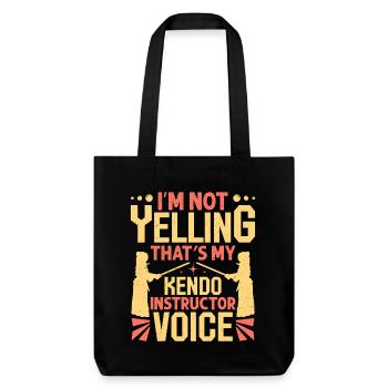 Kedno Teacher Instructor Martial Arts School Kendo - Stanley/Stella Heavyweight Recycled Tote Bag - black - Front