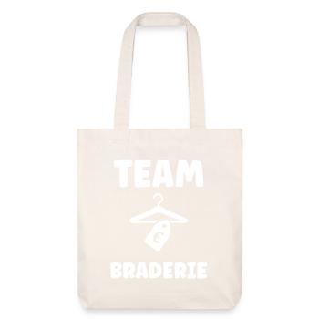 Team Braderie Vetements - Tote bag épais recyclé Stanley/Stella - blanc cassé - Devant