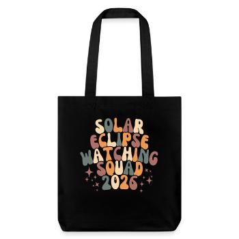 Éclipse solaire totale Islande Millésime 2026 de Reykjavik - Tote bag épais recyclé Stanley/Stella - noir - Devant