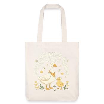 Growing A Silly Little Goose - Stanley/Stella Heavyweight Recycled Tote Bag - natural white - Front