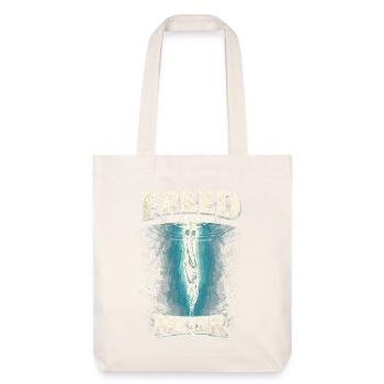 Freediving Freed By Every Meter - Stanley/Stella Heavyweight Recycled Tote Bag - natural white - Front