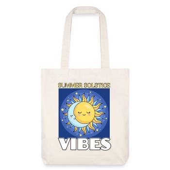 Litha Pagan Summer Solstice Midsummer Midsommar - Stanley/Stella Heavyweight Recycled Tote Bag - natural white - Front