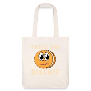 Goûte au biscuit Personnage - Tote bag épais recyclé Stanley/Stella - blanc cassé - Devant