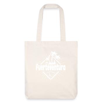 Souvenir rétro des îles Canaries de Fuerteventura - Tote bag épais recyclé Stanley/Stella - blanc cassé - Devant