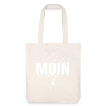 Moin Sylt North Sea Island Vacation Shirt - Stanley/Stella Heavyweight Recycled Tote Bag - natural white - Front