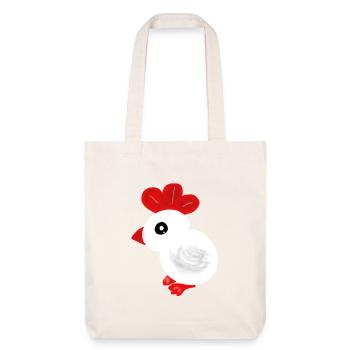 Poulet poussin poulet poulet Enfants de Pâques bébé - Tote bag épais recyclé Stanley/Stella - blanc cassé - Devant
