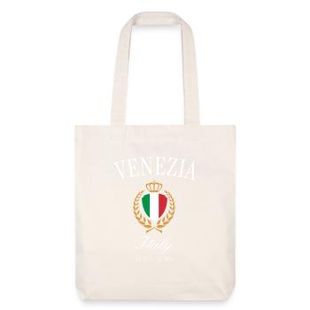 Venedig Italien Wappen Krone – Reise Souvenir - Stanley/Stella recycelter Heavyweight Stoffbeutel - Naturweiß - Vorne