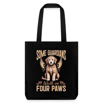 Race de chien Goldendoodle - Tote bag épais recyclé Stanley/Stella - noir - Devant