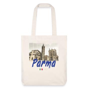 Parma Emilia-Romagna in Italien Vintage Souvenir - Stanley/Stella recycelter Heavyweight Stoffbeutel - Naturweiß - Vorne