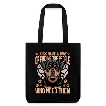 Rottweiler Rottweiler Rottie Race de chien - Tote bag épais recyclé Stanley/Stella - noir - Devant