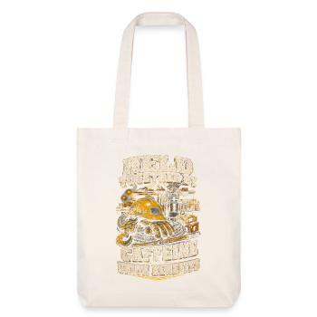 Caféine des dockers et avantages syndicaux - Tote bag épais recyclé Stanley/Stella - blanc cassé - Devant