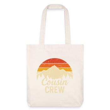 cousin crew - Stanley/Stella recycelter Heavyweight Stoffbeutel - Naturweiß - Vorne