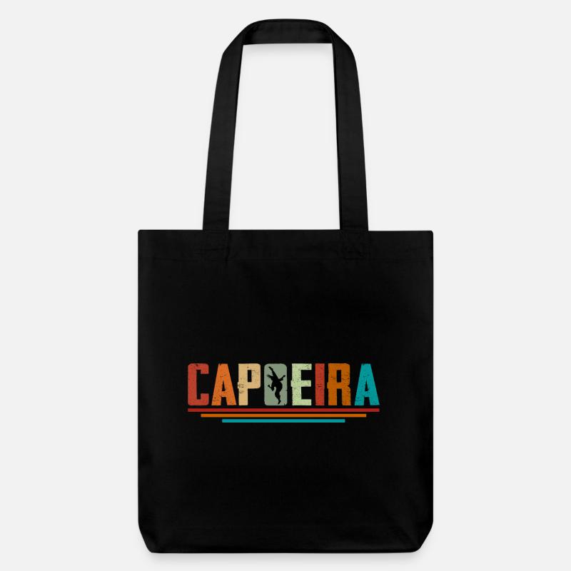 Capoeira - Stanley/Stella recycelter Heavyweight Stoffbeutel - Schwarz