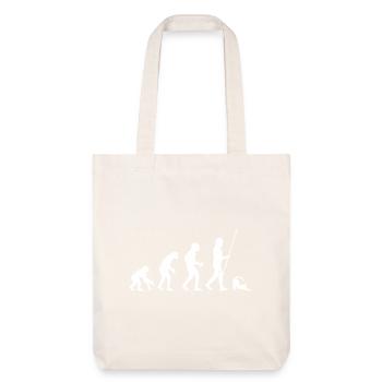 Évolution du chat - Tote bag épais recyclé Stanley/Stella - blanc cassé - Devant