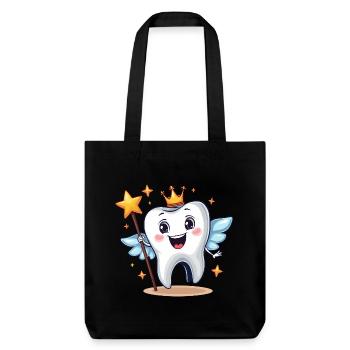 Carnival Tooth Fairy Assistant dentaire Enfants Dentiste - Tote bag épais recyclé Stanley/Stella - noir - Devant