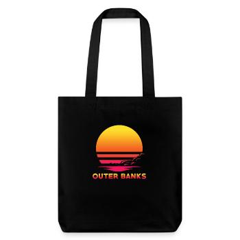 Outer Banks Retro Souvenirs - Stanley/Stella Heavyweight Recycled Tote Bag - black - Front