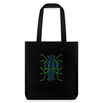 Birthday 1990 Gaming Limited Edition Gamer - Stanley/Stella Heavyweight Recycled Tote Bag - black - Front
