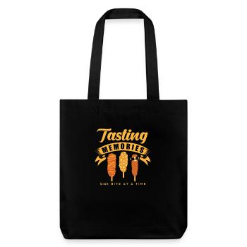Corn Dogs - Stanley/Stella Heavyweight Recycled Tote Bag - black - Front