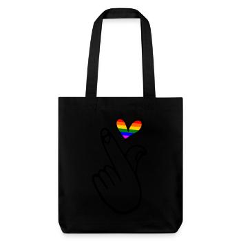 Lgbtq - Stanley/Stella recycelter Heavyweight Stoffbeutel - Schwarz - Vorne