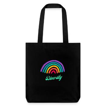 Diversity - Stanley/Stella Heavyweight Recycled Tote Bag - black - Front