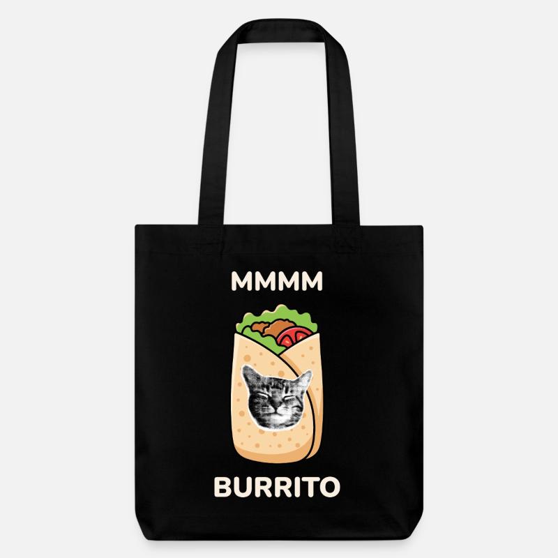 Burrito-MMMM - Tote bag épais recyclé Stanley/Stella - noir