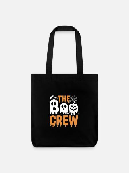 The Boo Crew Halloween-T-Shirt - Stanley/Stella recycelter Heavyweight Stoffbeutel - Schwarz