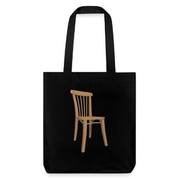 Illustration de la chaise - Tote bag épais recyclé Stanley/Stella - noir - Devant