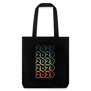 Year of birth 2029 - Stanley/Stella Heavyweight Recycled Tote Bag - black - Front