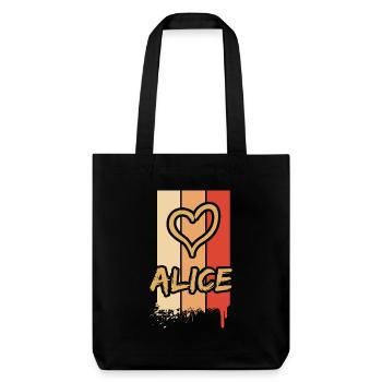 Alice Alice - Tote bag épais recyclé Stanley/Stella - noir - Devant