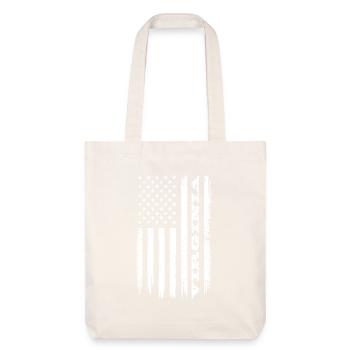 Flagge USA Virginia Bundesstaat Geschenk - Stanley/Stella recycelter Heavyweight Stoffbeutel - Naturweiß - Vorne