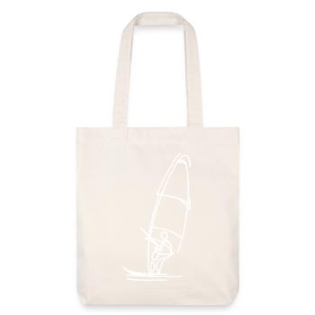 Croquis de planche à voile - Tote bag épais recyclé Stanley/Stella - blanc cassé - Devant