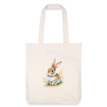 Lapin mignon - Tote bag épais recyclé Stanley/Stella - blanc cassé - Devant