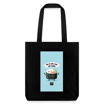 Tasty Threads Sushi - Stanley/Stella Heavyweight Recycled Tote Bag - black - Front