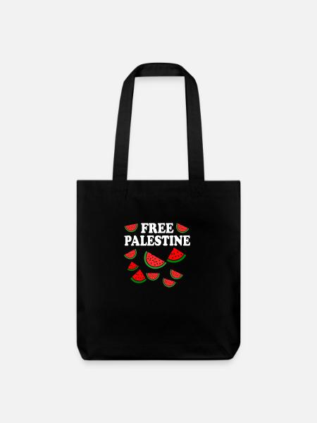 Free palestine - Stanley/Stella recycelter Heavyweight Stoffbeutel - Schwarz