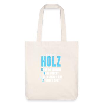 BOIS - Tote bag épais recyclé Stanley/Stella - blanc cassé - Devant