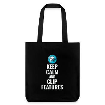 GIS Mapping Data Clip Features Spatial Geoinfo - Stanley/Stella Heavyweight Recycled Tote Bag - black - Front