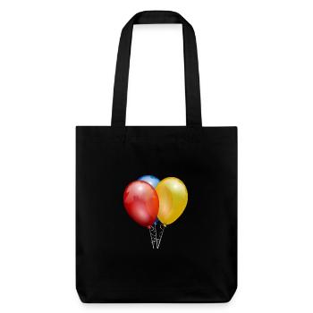 Ballons - Stanley/Stella recycelter Heavyweight Stoffbeutel - Schwarz - Vorne
