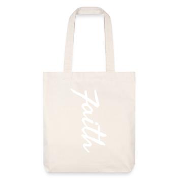 Faith - Tote bag épais recyclé Stanley/Stella - blanc cassé - Devant