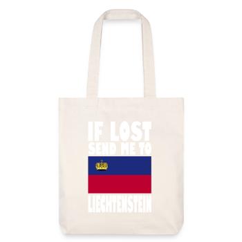 Slogan du drapeau du Liechtenstein - Tote bag épais recyclé Stanley/Stella - blanc cassé - Devant