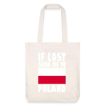 Slogan du drapeau polonais - Tote bag épais recyclé Stanley/Stella - blanc cassé - Devant