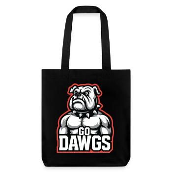 Mascotte Bulldog Conception Sportive - Tote bag épais recyclé Stanley/Stella - noir - Devant