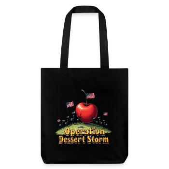 Operation Dessert Storm - Stanley/Stella recycelter Heavyweight Stoffbeutel - Schwarz - Vorne