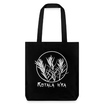 Rotala h'ra - Stanley/Stella recycelter Heavyweight Stoffbeutel - Schwarz - Vorne