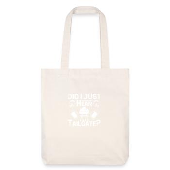 Est-ce que je viens d’entendre le hayon ? - Tote bag épais recyclé Stanley/Stella - blanc cassé - Devant